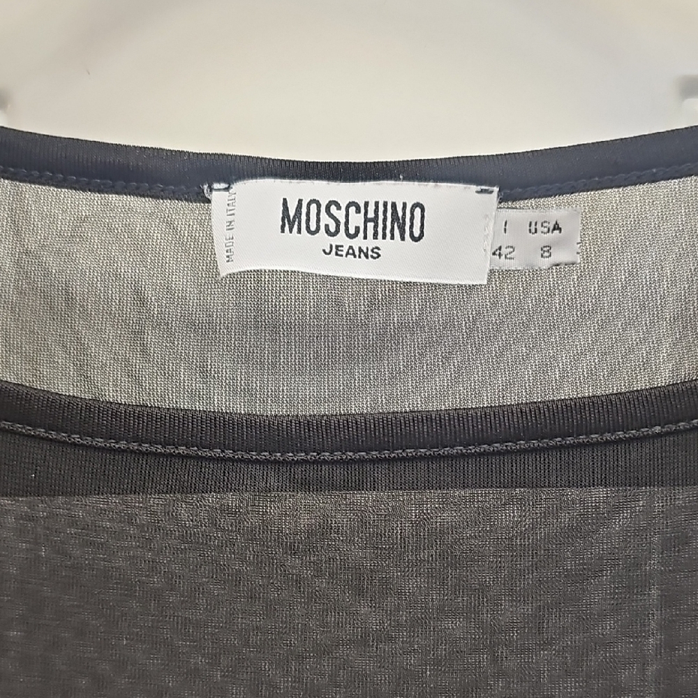 Moschino, Sheer, Black, Designer, Summer, Classic, Luxury, Date, Wedding, Sexy